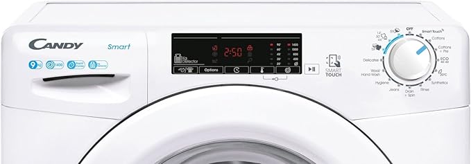 Candy CS149TW4/1-80 9kg Freestanding Washing Machine with 1400 rpm - White - B Rated [Energy Class B]