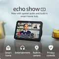 Echo Show 8 (Newest gen) | HD smart touchscreen with spatial audio, smart home hub and Alexa | Charcoal