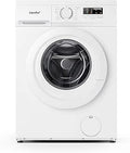 Comfee CFE10EW60/W Freestanding Washing Machine,6KG Load,Heat Wash 90℃,Ultra Slim 400mm,Quick Wash,15 Washing Programs,White [Energy Class D]