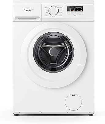 Comfee CFE10EW60/W Freestanding Washing Machine,6KG Load,Heat Wash 90℃,Ultra Slim 400mm,Quick Wash,15 Washing Programs,White [Energy Class D]