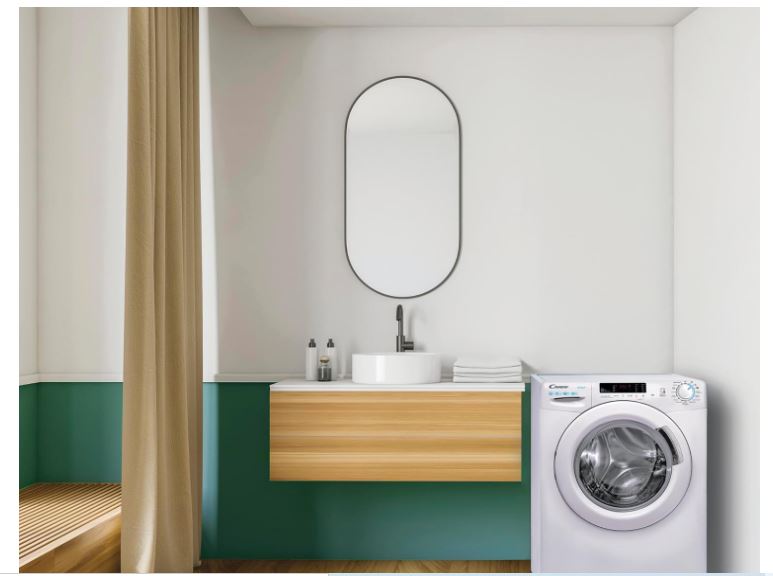 Candy CS1482DW4 Smart Washing Machine 8KG 1400rpm, White, NFC