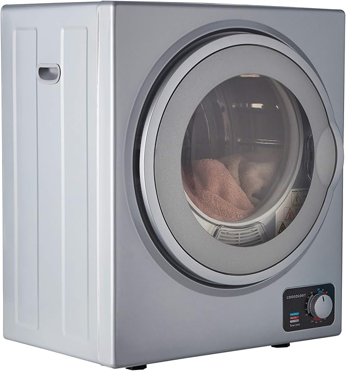 Cookology CMVD25SL Mini Vented Tumble Dryer 2.5kg - Silver [Energy Class F]