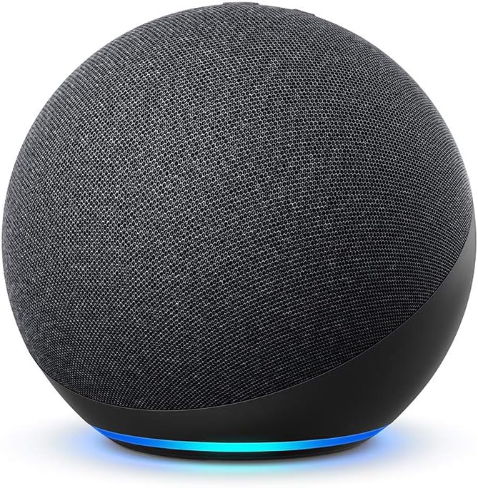 Echo (Newest gen) | With premium sound, smart home hub and Alexa | Charcoal