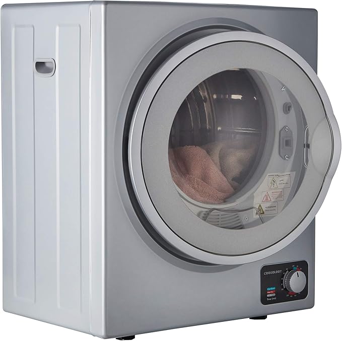 Cookology CMVD25SL Mini Vented Tumble Dryer 2.5kg - Silver [Energy Class F]