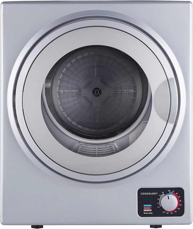 Cookology CMVD25SL Mini Vented Tumble Dryer 2.5kg - Silver [Energy Class F]