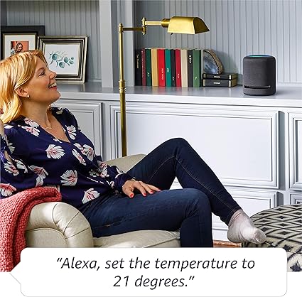 Echo Studio (Newest gen) | Our best-sounding Wi-Fi and Bluetooth smart speaker ever | Dolby Atmos, spatial audio, smart home hub and Alexa | Charcoal