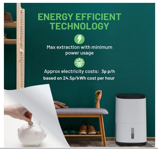 MeacoDry Arete® One 10L dual Dehumidifier & HEPA air purifier for smaller sized houses or flats - prevents damp and condensation - ultra-quiet, low...